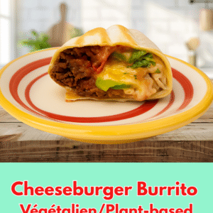 Cheeseburger burrito